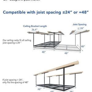 brand new storage shelves never used not even out of the box yet